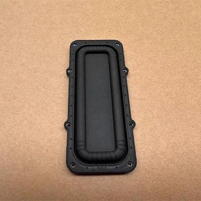 1 Stück 120 mm*49 mm Rechteckiger Subwoofer Membranassistent mit Rahmen DIY Audio Niederfrequenzradiator