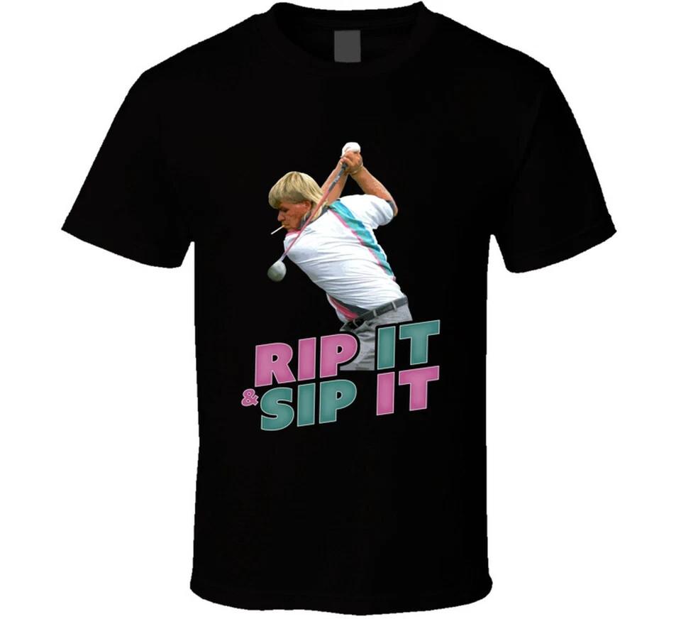John Daly Rip It Sip It Golf T Shirt Unisex T-Shirt M