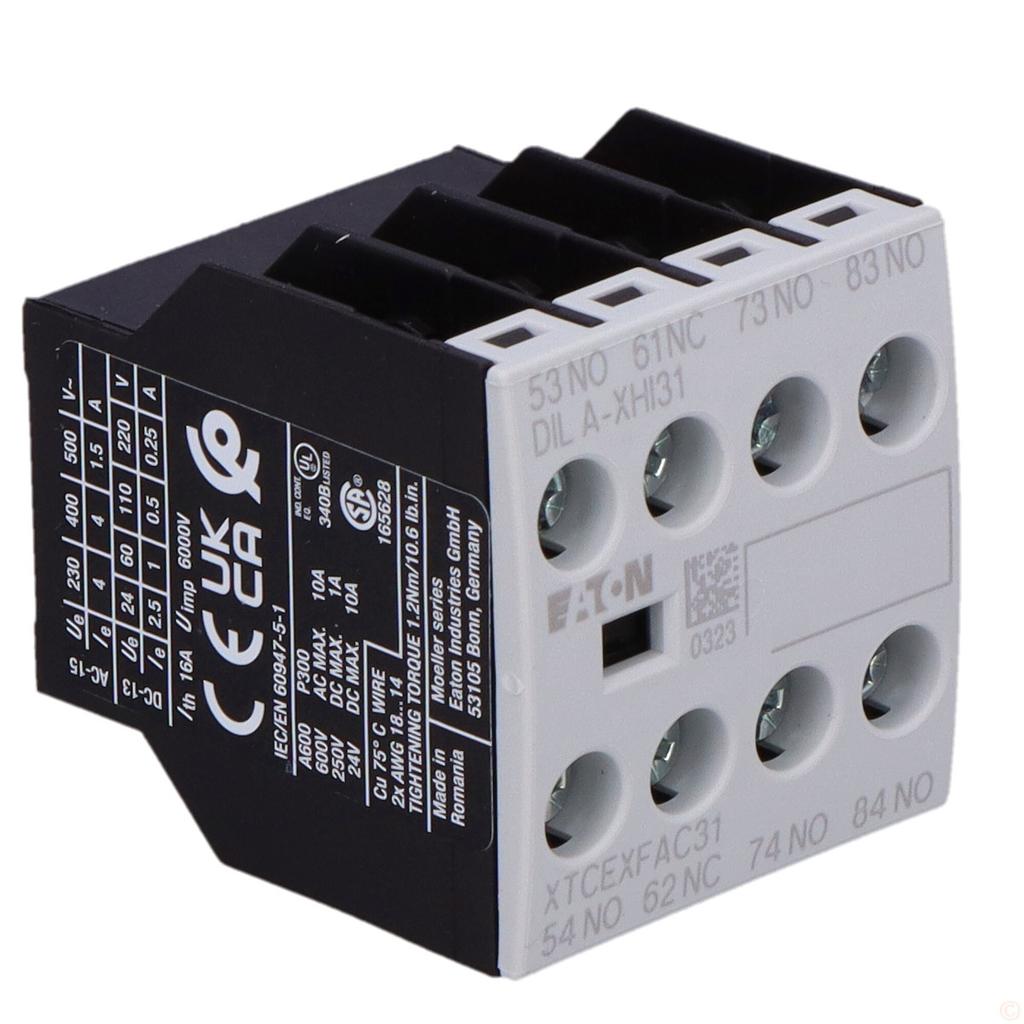 Auxiliary contacts 3NO 1NC DILA-XHI31