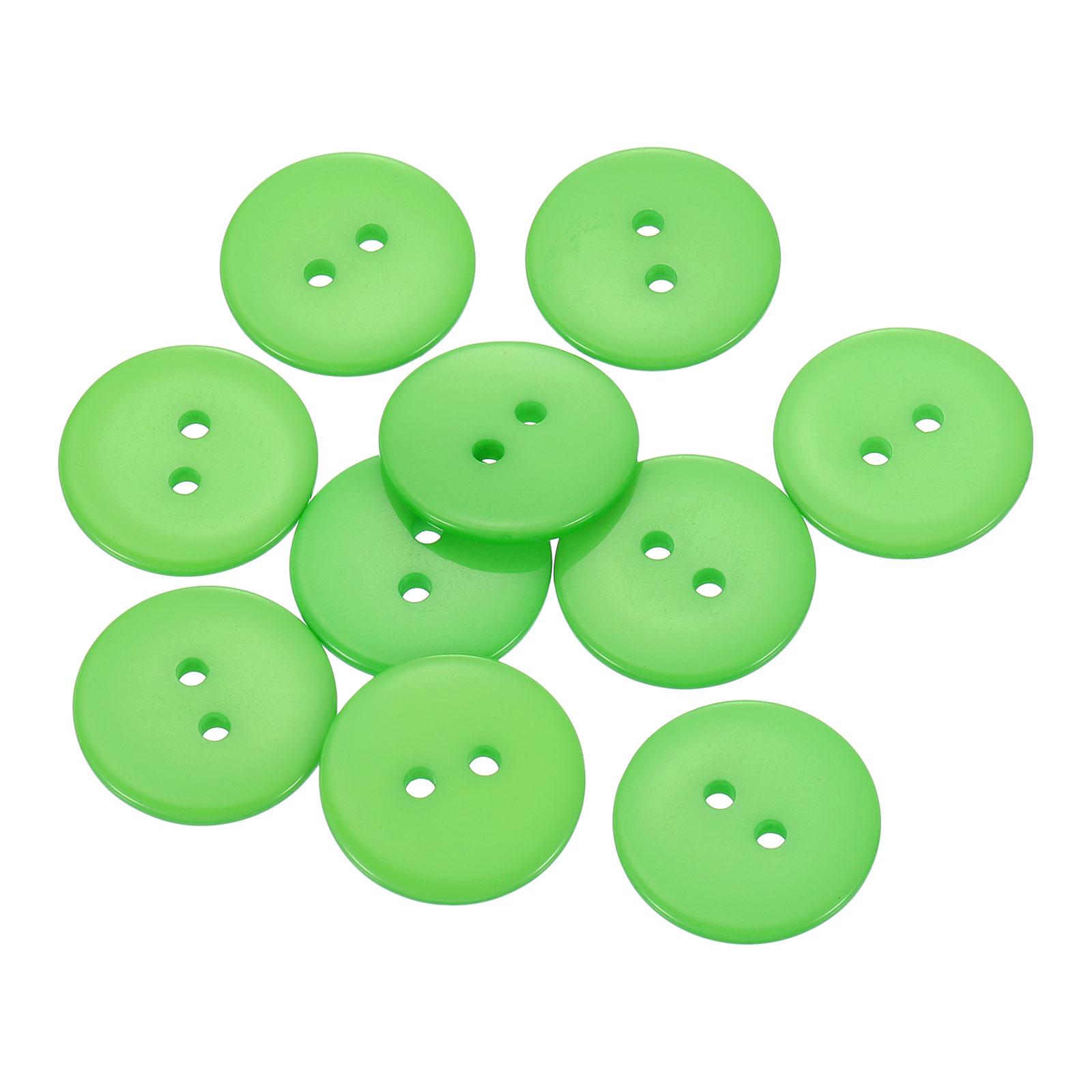 

10pcs 20mm Sewing Button Color Resin Cat Eye Button 2 Holes Round Craft Replacement Buttons for Clothing DIY Crafts Decor зелений