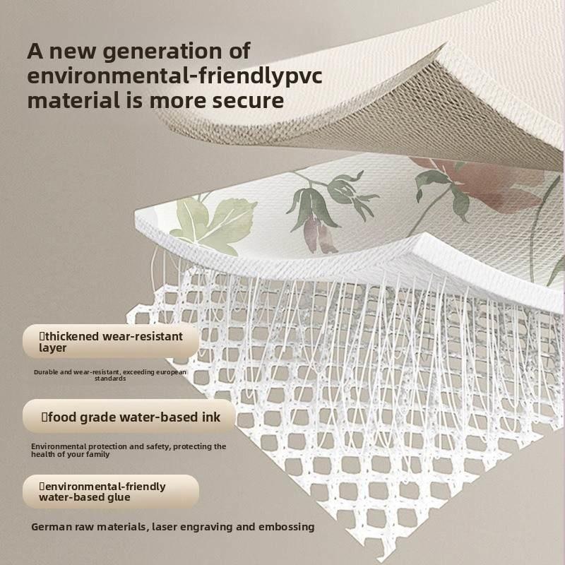 Self-Adhesive Waterproof Wallpaper Anti-Mold Washable Print Non-Slip Wear-Resistant Bedroom Living Room Accent Wall Decor