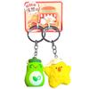 Couple Pair Of Keychains, Fried Chicken And Chips, Cartoon Simple Schoolbag Pendant, Cute Simulated Food, Car Key Chain