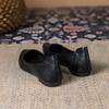 Fashion Black Woman Footwear Office Flat Shoes For Women Pointed Toe Fashion Leather Casual Moccasins Flats Fashion Young Korean Style L