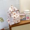 Schoolbag Japanese Backpack Female Cute Kapibara Backpack Junior High School High School College Student Simple Travel Backpack Female Schoolbag