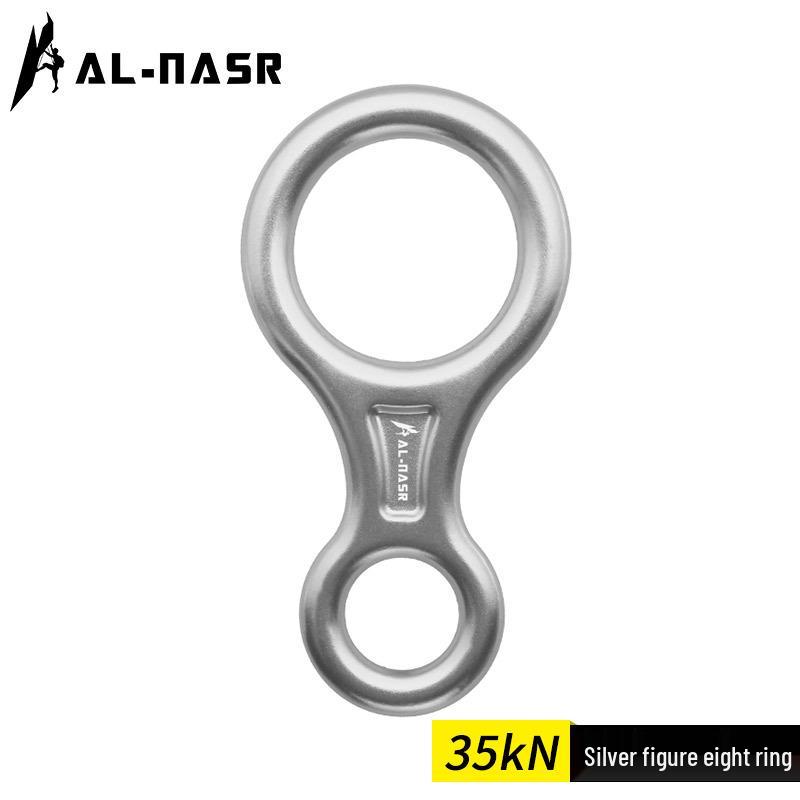 Figure Eight Ring Descender for Outdoor Climbing & Rappelling