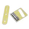 6 String Saddle Bridge Electric Guitar Bridge Decoration with Control Plate for TL Electric Guitar