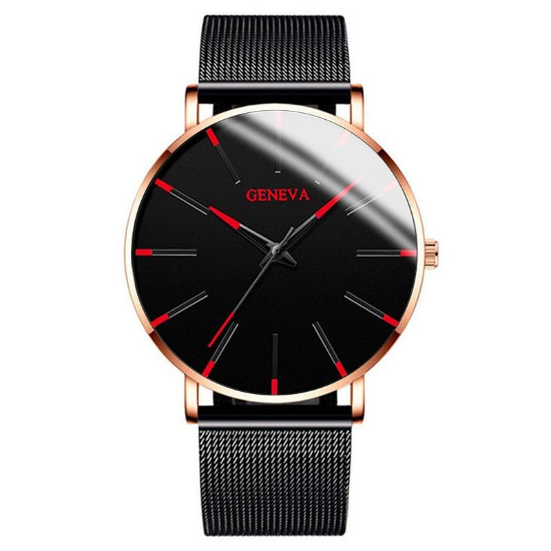 Módní modré jehlové pánské hodinky Pánské hodinky Quartz