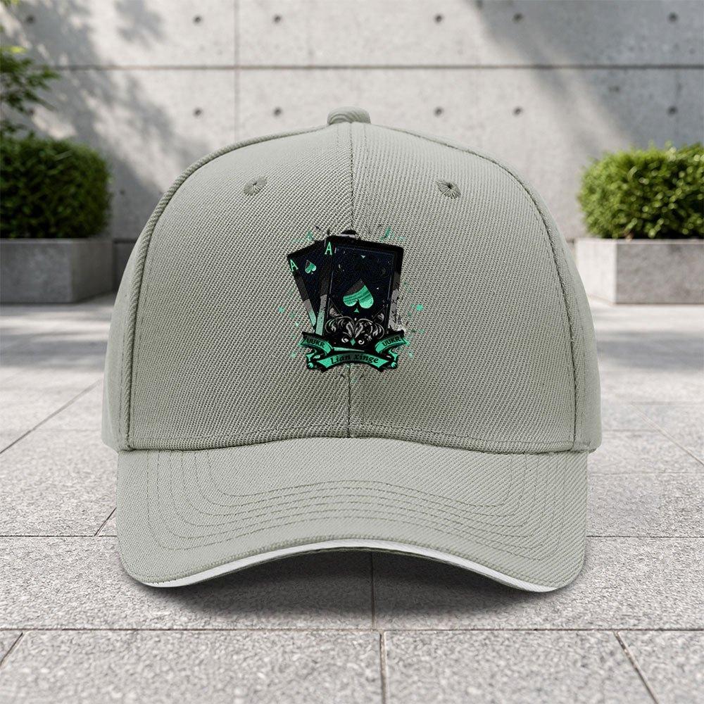 Black Spade A Playing Card Adjustable Baseball Cap for Outdoor Sports Camping Golf Street Dance