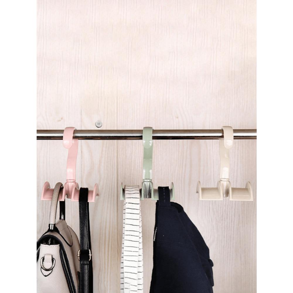 1pc Creative Rotatable Coat Hanger With 2 Hook, Gender Reveal Party, Perfect For Birthdays, Weddings, Parties, The Perfect Gift For Colleagues