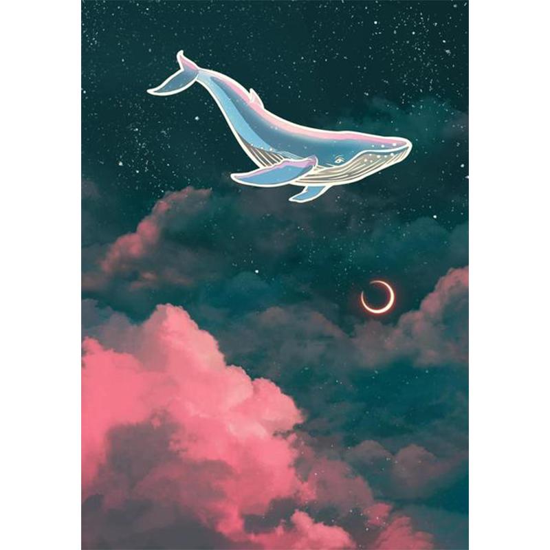 Full RoundCartoon Moon Diamond Embroidery Mosaic Embroidery 5d Diy Diamond Painting Home Decor Explosion New