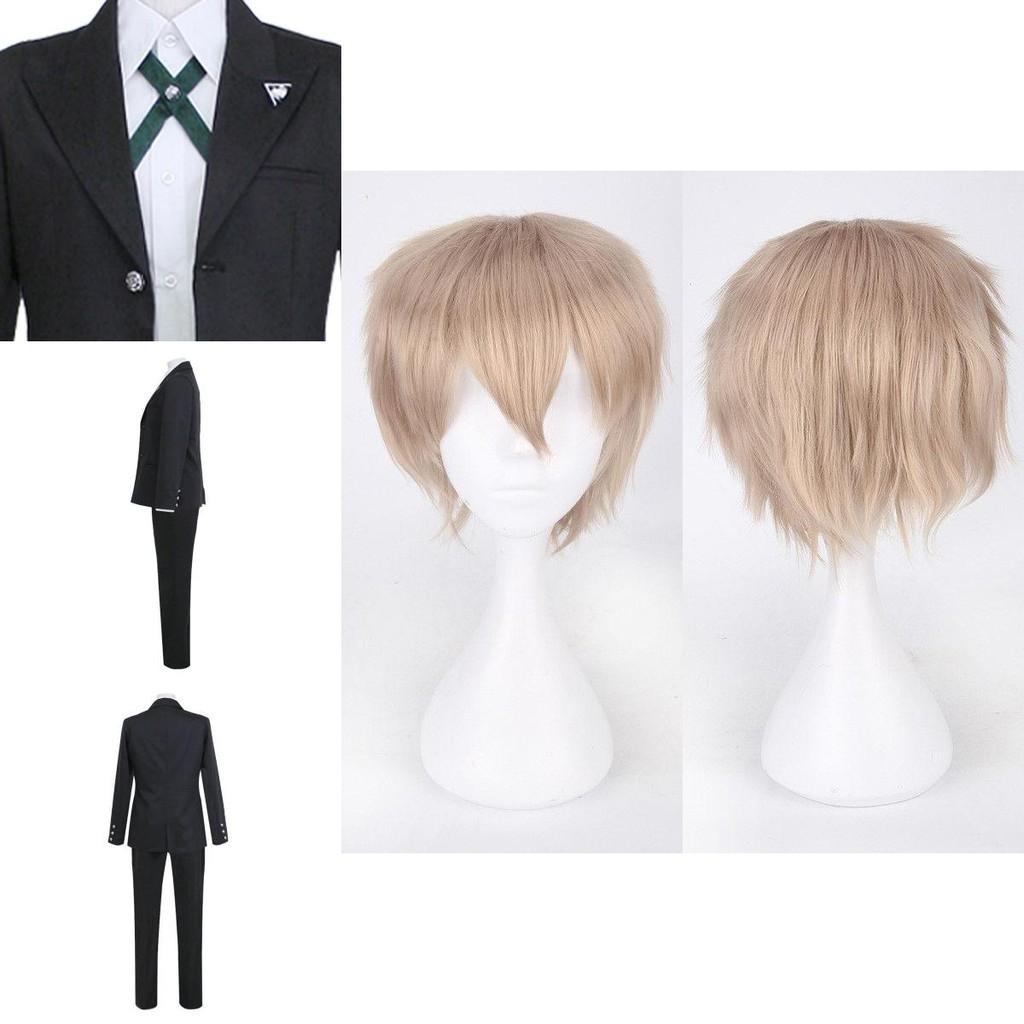 Stylish Danganronpa Byakuya Togami Costume Elegant Black Jacket Pants Shirt Suit