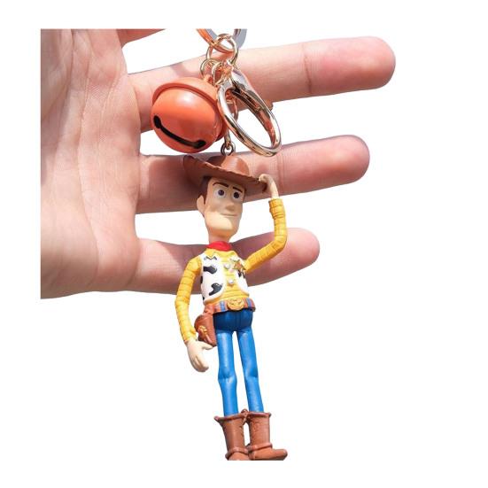 Keychain Pendant, Woody Buzz Lightyear Car Air Freshener, Aromatherapy Vent Clip Car Accessory for Toy Fan Gift
