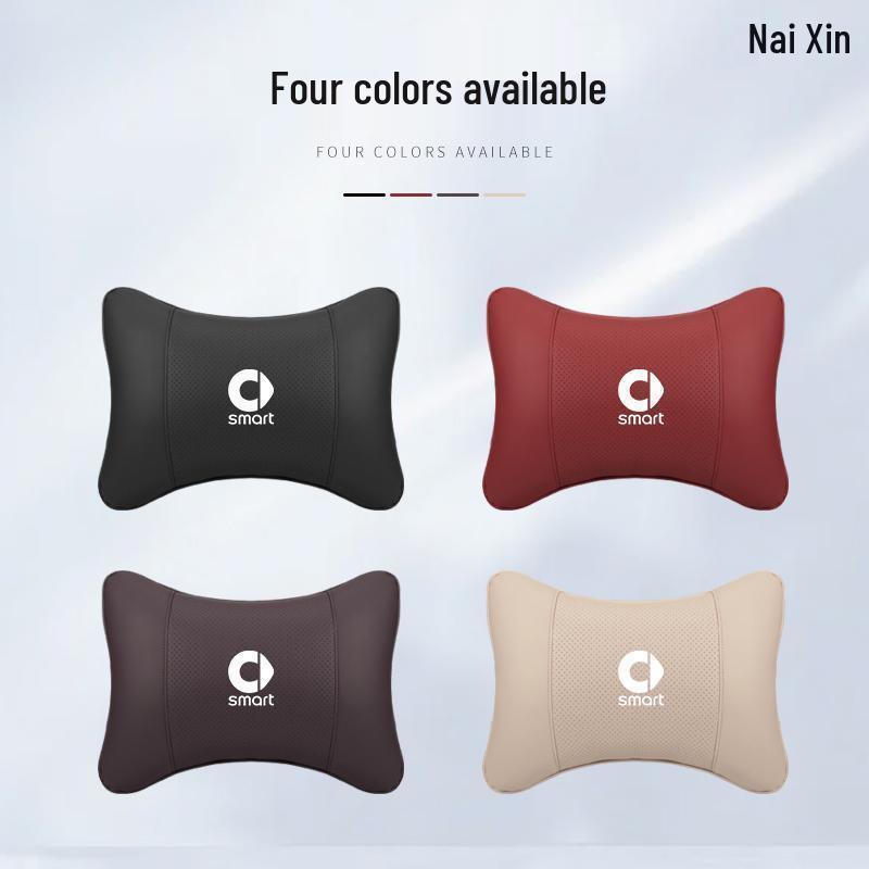 Mercedes Smart Car Headrest & Lumbar Support Cushion: Neck Protection & Hugging Pillow for Elf 1 Fortwo.