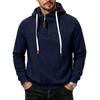 Men's Half Zip Pullover Hoodie Lined Casual Loose Fit Sweatshirt