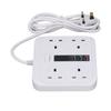 Power Socket Multifunction 8 In 1 USB PD QC Port   with 2m Cable for Home