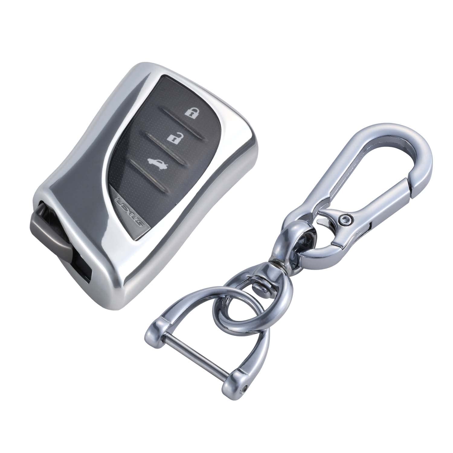 

SEIWA Car Key Type 1 for Lexus Metal Silver Cover, IMP146,