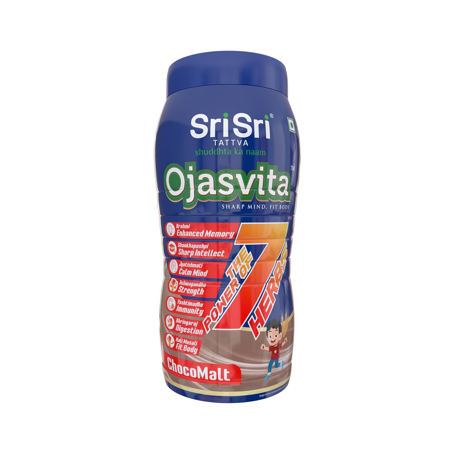 

Sri Sri TATTVA Shuddhta Ka Naam Ojasvita ChocoMalt Powder 1kg Drink Mix for Kids Energy & Focus