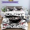 50 Cent Urban Legend Print 3Pcs Bedding Setduvet Cover With 2 Bedropillowcase Home Birthday Gift