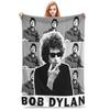 Bob Dylan Singer Folk Music Blanket Multi-size Super Soft and Warm  Throw Blankets for Sofa Couch and Bed
