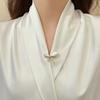 Gold Tone Pearl Brooch Pearl Like Lapel Pin Versatile Butterfly Brooch  Dresses
