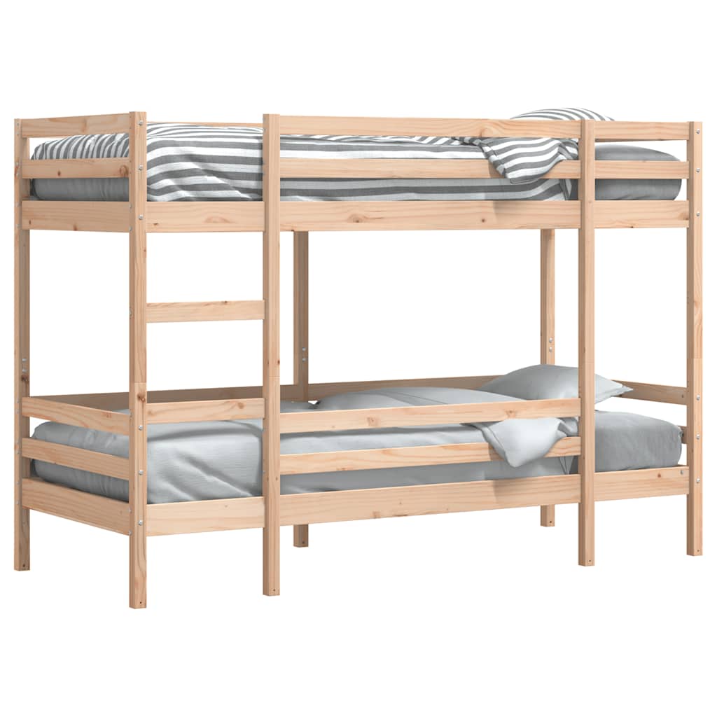 Bunk Bed Without Mattress 90 X 190 Cm Solid Pine Wood