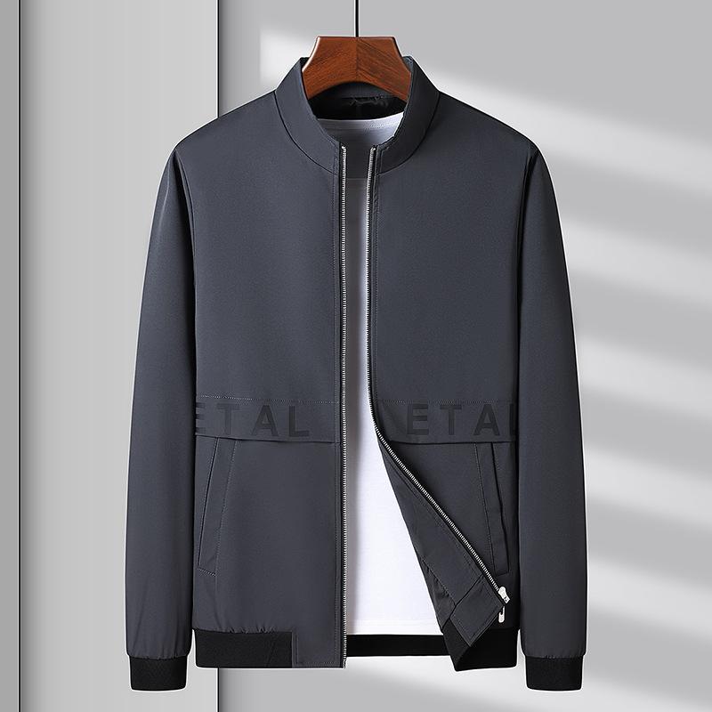 Spring and Autumn New Men's Jacket Slim-fit Stand-up Collar Business Jacket