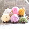 1 Stück Dumpling Zongzi Tasche Hängendes Zubehör Niedlich Kreativ Gedämpfte Brötchen Reisknödel Plüschanhänger Schlüsselanhänger Festliche Geschenke