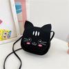 Bag Cat Shoulder Childrens Cartoon Animal Bag Zipper Design Made Of Material Pu