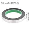 15mm Aluminum Foil Tape For Hvac, Sealing, Patching Hot And Cold Air Ducts - 20m/65ft (silver) - Ri