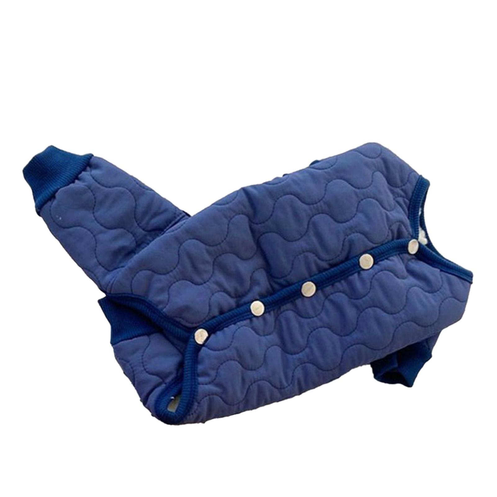 

Winter Dog Clothes 4 Legged Warm Jacket Thickened Comfortable Pet Clothing for Small Sized Dogs XS