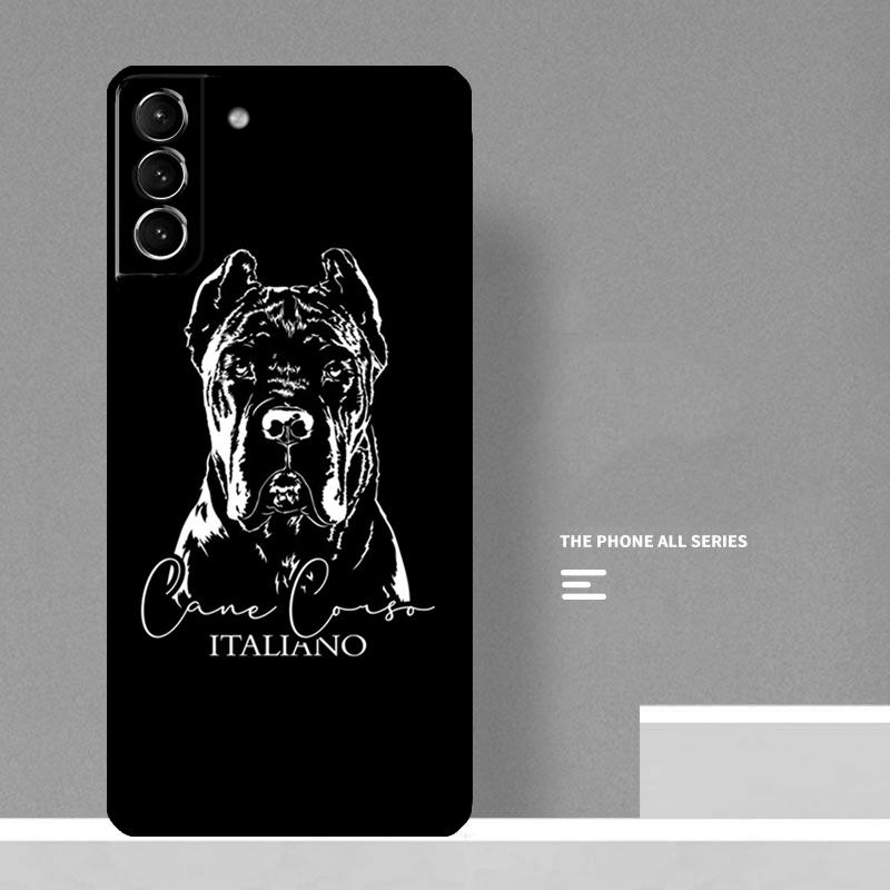 Cane Corso Italian Mastiff Dog Phone Case For Samsung Galaxy S23 Ultra Plus S21 S22 Ultra S20 FE S9 S10 Note 10 20 Ultra