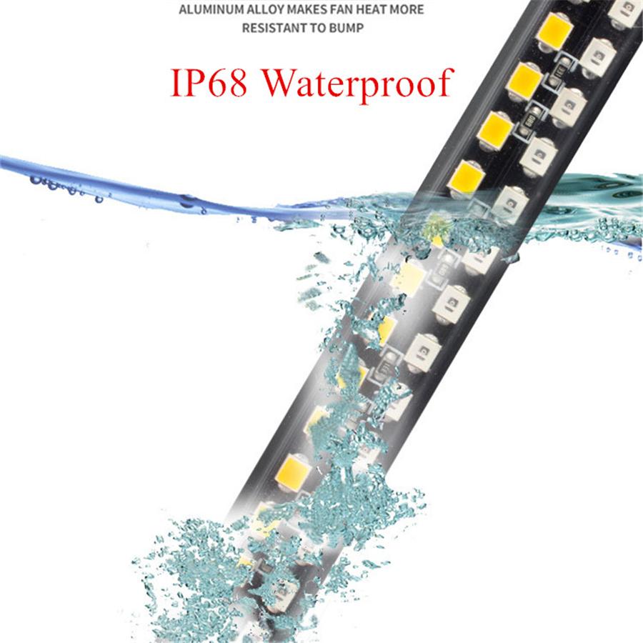 2 Pcs 20cm Motorcycle LED Rear Turn Signal Brake Light Stop Daytime Running Lamp
