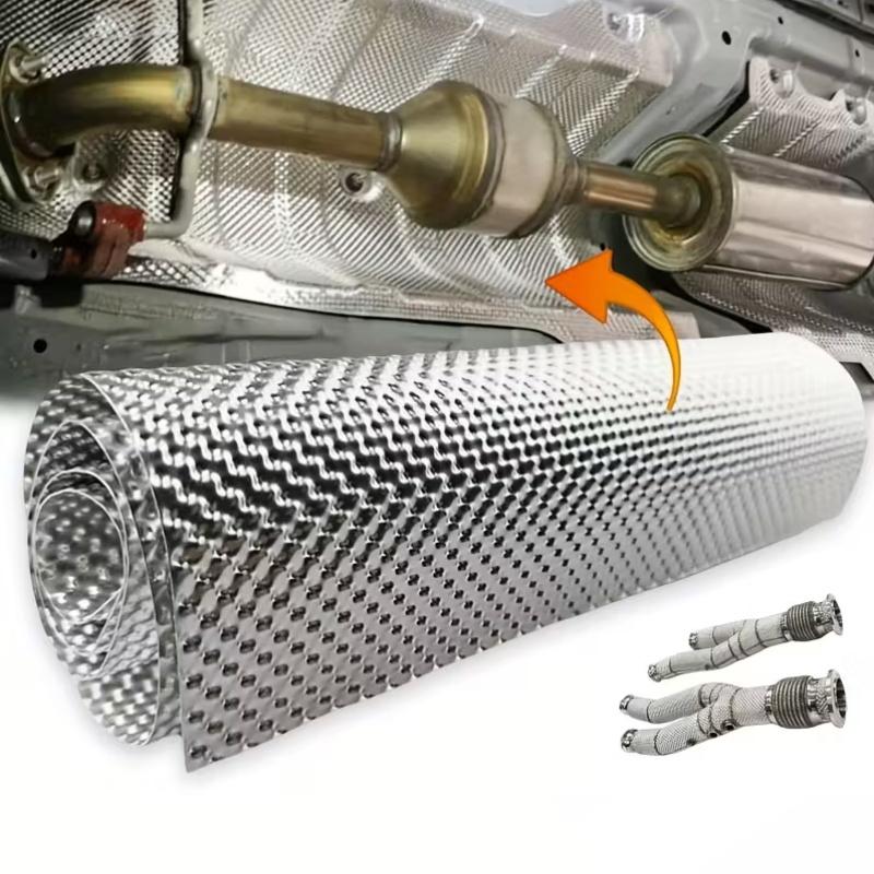 Arkusz Spawalniczy Osłony Termicznej Mata ze Stali Nierdzewnej Do Rury Spalinowej Turbo Kolektora Płyta Izolacyjna Silnika Rura Wydechowa Motocykla Ładowarki