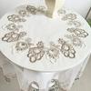 American Lace Round Tablecloth for Living Room Coffee Table