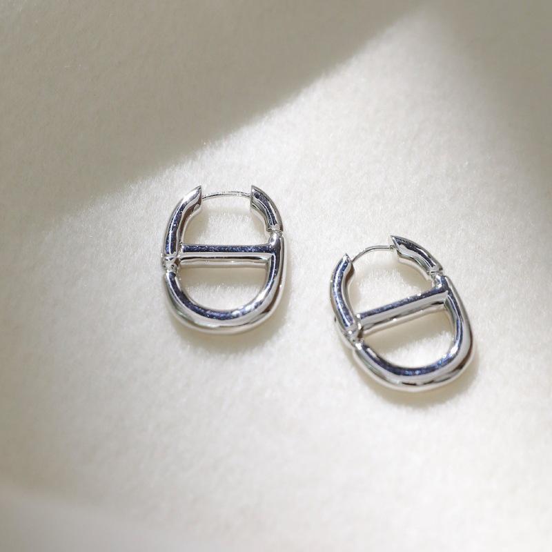 

Геометрические серьги для носа с серебряным покрытием S925 — простые, модные, в стиле хип-хоп для женщин