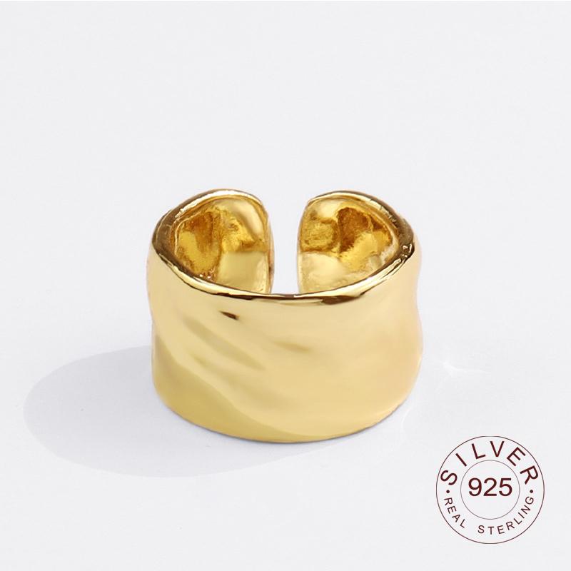 Xiaomi Real 925 Sterling Silver Rings for Women Open Vintage Wedding Trendy Jewelry Large Adjustable Antique Rings Anillos