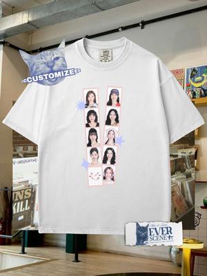 Custom Artist Photobooth Shirt Comfort Colors, Vintage Style Artist World Tour T-Shirt, Aesthetic Idol Merch, Gift for KPop Fans 2026