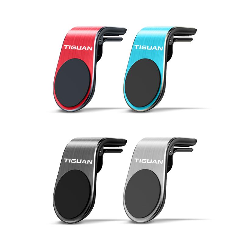 

VW GTI GOLF 2026 Hot For VW VOLKSWAGEN 1Pcs Magnetic Car Emblem Phone Holder 360 Rotation Bracket For Volkswagen ArteonPolo Golf Red