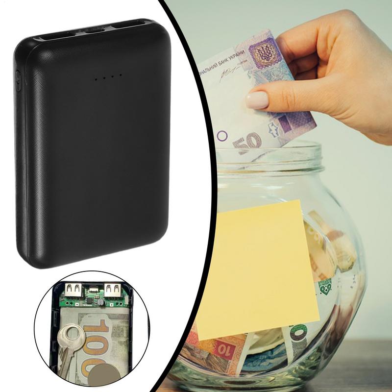 Diversion Safe Box Power Bank Jewelry Storage Box Disguised Concealment Portable Organizer Container For Coin Money Key Tickets