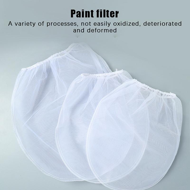 5Pcs Nylon Paint Strainer Bags Top Opening Paint Strainer Bags Paint Screen Net Home Decoration Paint Screen Net Filter Bag