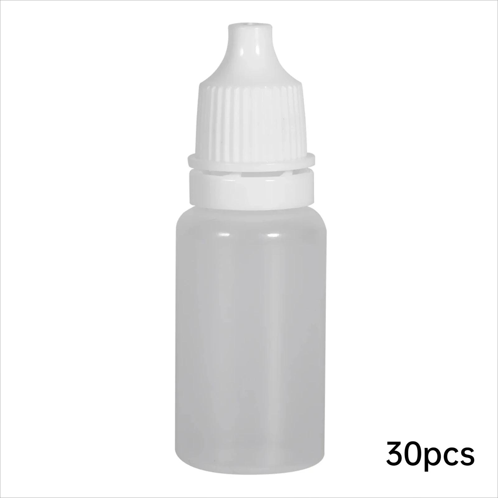 

30PCS/60PCS10ML/50ML pointed nose squeeze bottle, Refillable Bottles DIY Color pigment sorting bottle,eye medicine water bottle