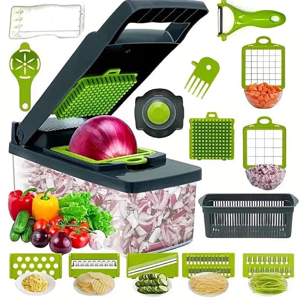 Vegetable Onion Chopper Professional Vegetable Slicer Food Chopper Kitchen Gadgets Vegetable Slicer Dicer Cutter Carrot Garlic