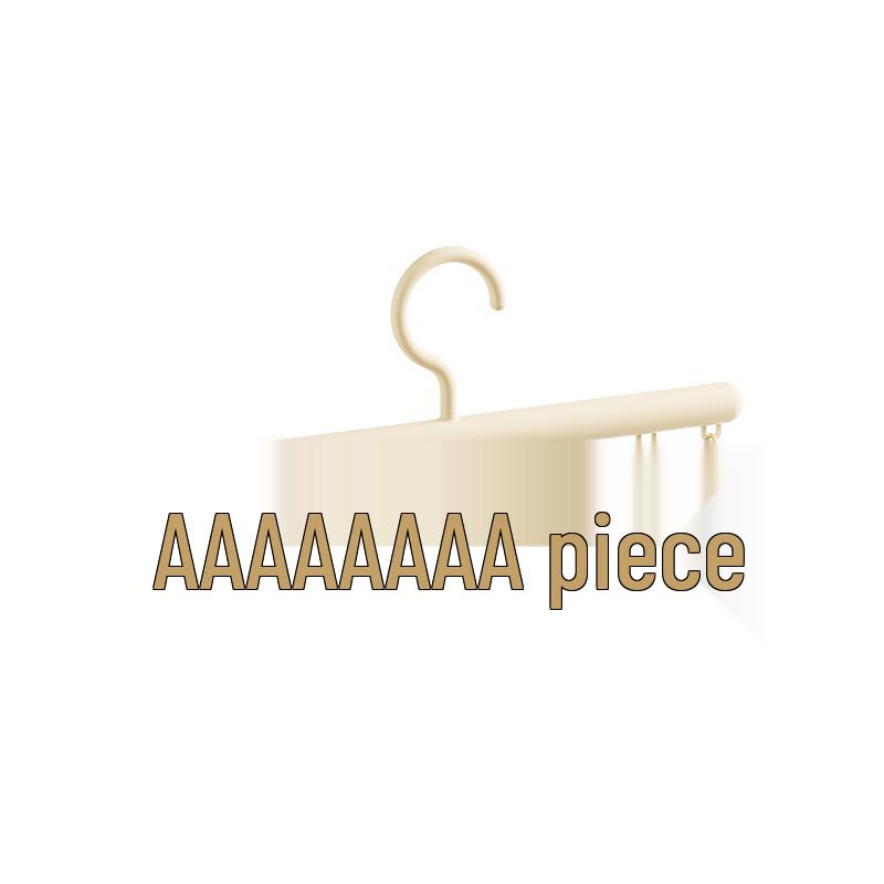 Multifunctional Plastic Clothes Drying Rack with No-Trace Clips for Underwear and Socks