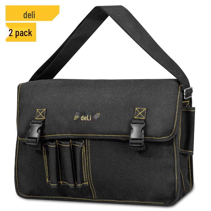 Deli Heavy-Duty Oxford Cloth Tool Storage Bag (2-Pack) 42 x 13 x 29 cm