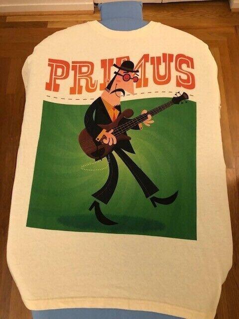 Primus Les Claypool - White Cotton Unisex T-Shirt All Size  S-4XL UR786 Unisex T-Shirt XXL