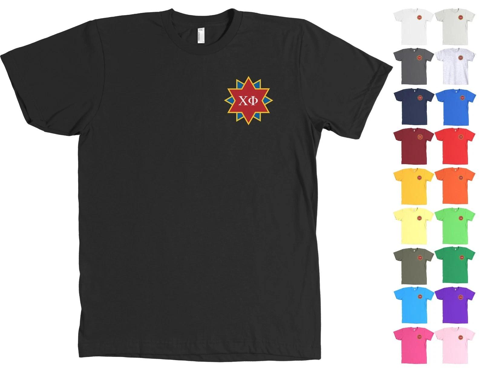 Chi Phi Fraternity Bella + Canvas T Shirt Chakett Crest Tee - NEW M