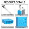 Silicone Toilet Tank Cleaning Tablet Holder Toilet Bleach Tablet Storage Rack  Bowl Cleaner Storage