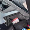 For Cadillac CT5 -2025 Real Carbon Fiber Sticker Centre storage box Panel Trim Cover Car ide decorative Accessories