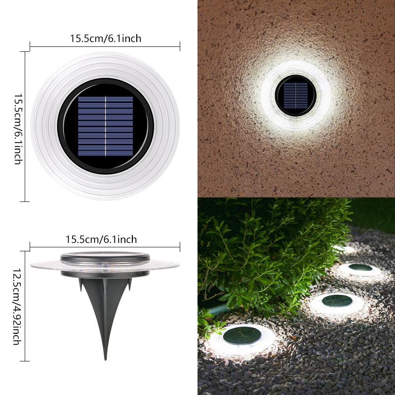 Outdoor Solar Waterproof LED Lawn and Garden Light Solar Buried Light