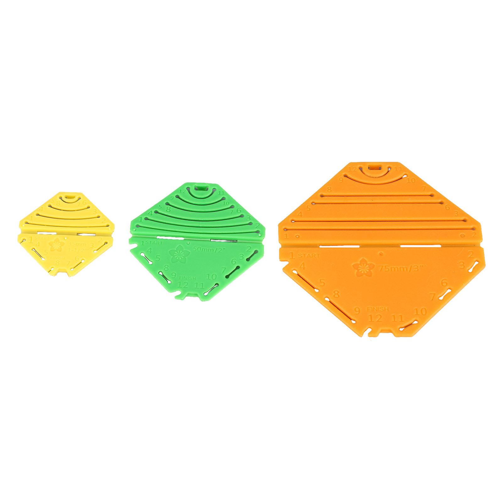 

Набор из 3 предметов для изготовления цветов своими руками, ромбовидный цветок, быстро и легко, смоляные тарелки для изготовления цветов в стиле канзаши для детей